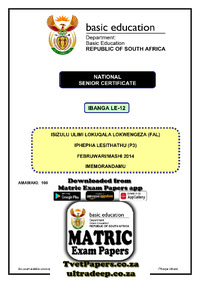 IsiZulu FAL P3 Feb-March 2014 Memo.pdf